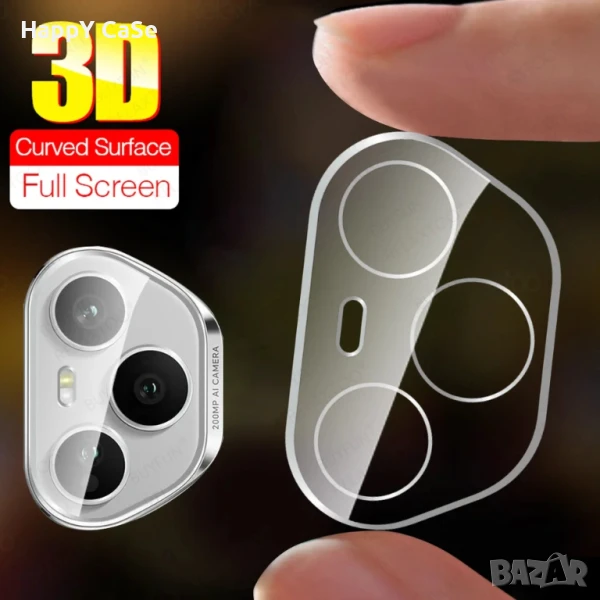 Honor 400 Pro 5G / 3D 9H Стъклен протектор за камера твърдо стъкло , снимка 1