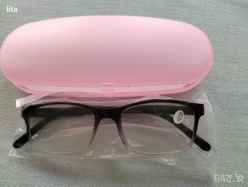 Диоптрични очила +2 с калъф, снимка 1