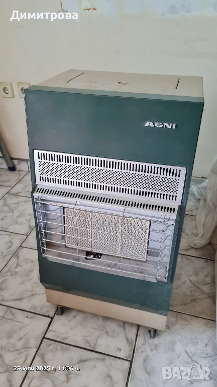 газова отоплителна печка с бутилка, снимка 1