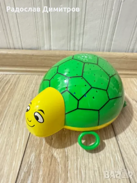 Детска нощна лампа с проектор - Костенурка, снимка 1