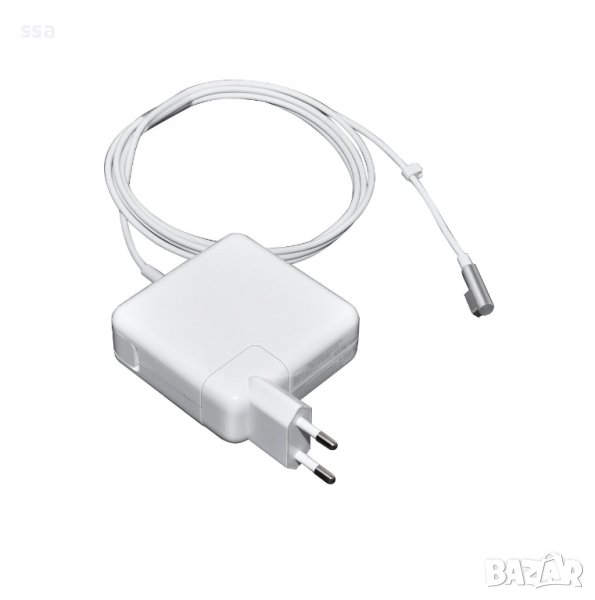 Зарядно за лаптоп Apple -60W- 16.5V 3.65A, L tip G1 MagSafe, заместител (31) - 24 месеца гаранция, снимка 1