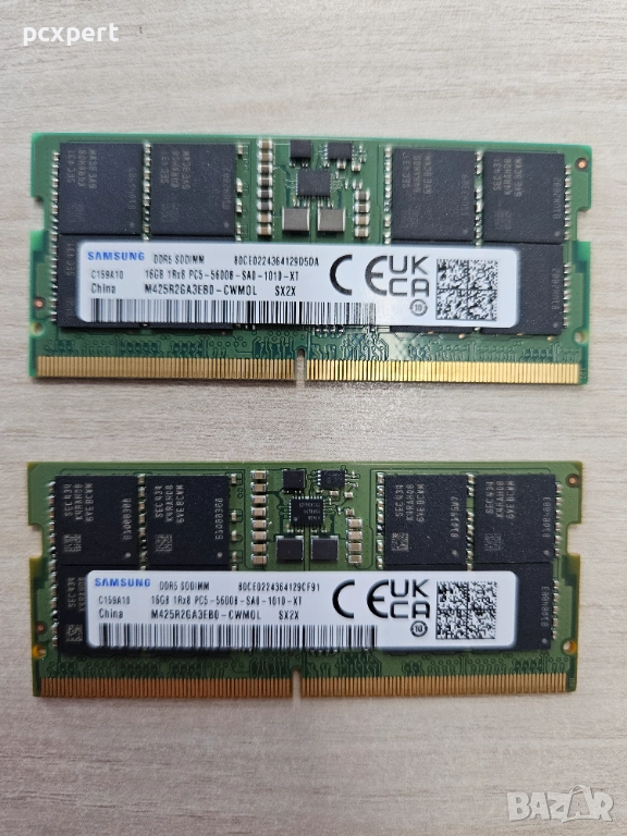 32GB (2x16GB) Нова с гаранция 99м DDR5-5600 SODIMM, снимка 1