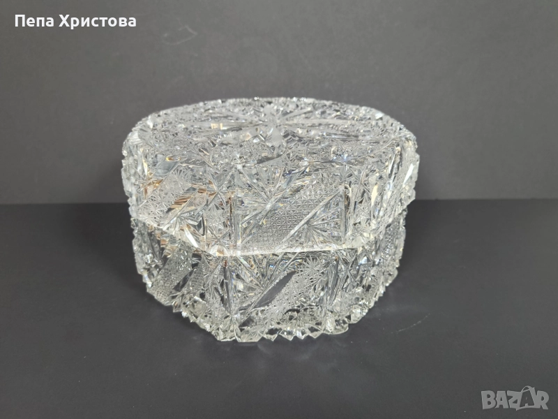 Голяма бонбониера или кутия за бижута  Бохемия, снимка 1