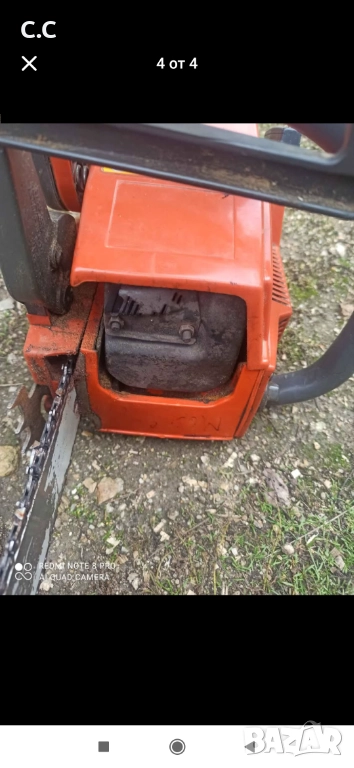 Моторен трион хускварна40,работи перфектно има компресия като нова 400лв, снимка 1
