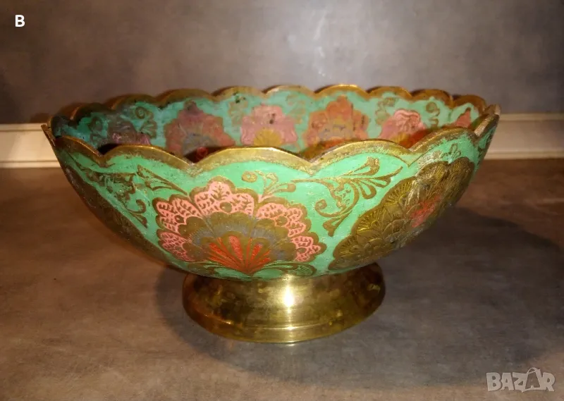 Купи, пепелник фруктиера месинг Индия, снимка 1