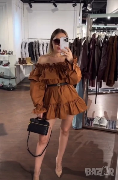 колан от естествена кожа в кутия loewe, снимка 1