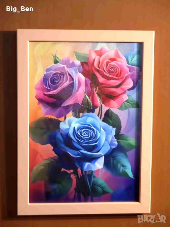 Картина - Три Рози, снимка 1