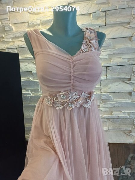 Дамска рокля в розово М 40лв, снимка 1