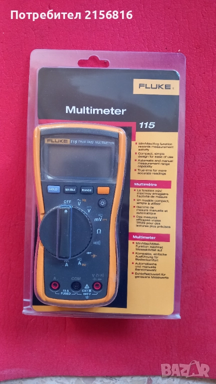 Fluke 115 True RMS Multimeter нов, снимка 1