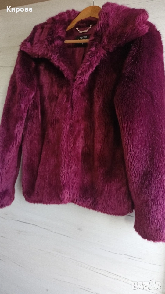 Дамско палто еко косъм, снимка 1