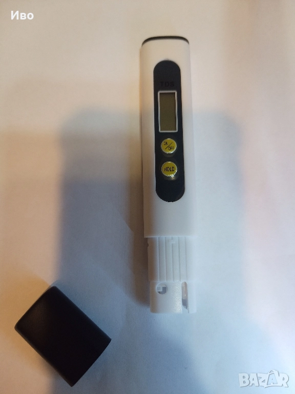 Cloud Prime Преносим цифров TDS метър с LCD екран и pH - Устойчив тестер за вода че, снимка 1