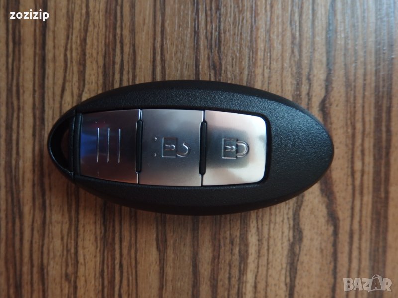 Кутийка дистанционно смарт ключ за Нисан / Nissan с 3 бутона, снимка 1