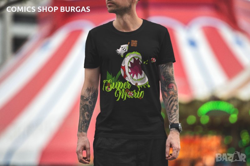 Мъжка тениска Super Mario - Piranha plant, снимка 1