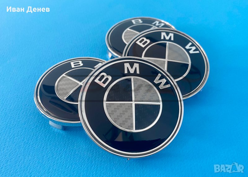 Карбонови капачки за джанти Bmw Бмв e60 e90 e65 e46 e39 e92 x3 x5, снимка 1