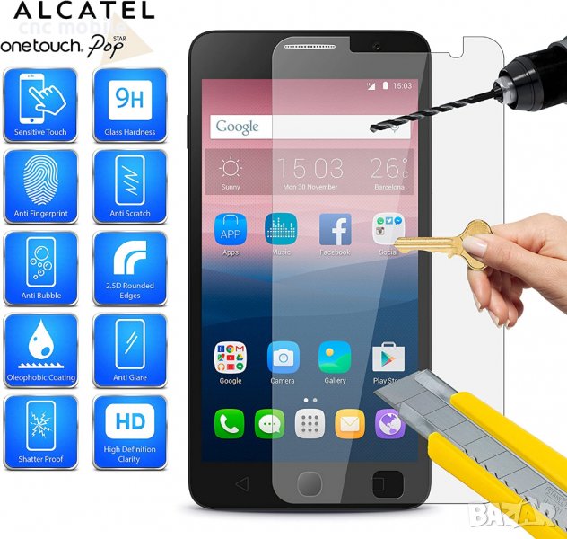 Alcatel Pop Star - Alcatel 5022X - Alcatel 5022D протектор за екрана , снимка 1