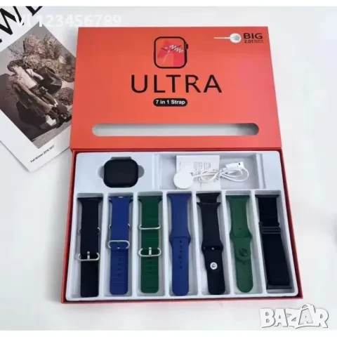    Смарт часовник Ultra 7 в 1, снимка 1