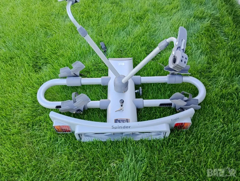 Spinder вело багажник за колела за 2 велосипеда за теглич, снимка 1