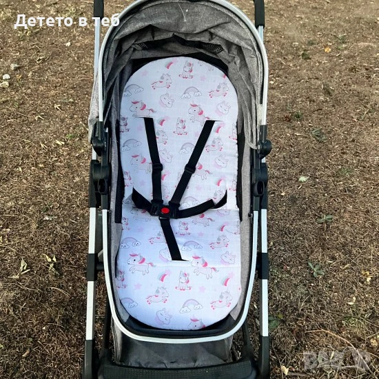 Постелка Лукс против изпотяване муслин Еднорог, снимка 1