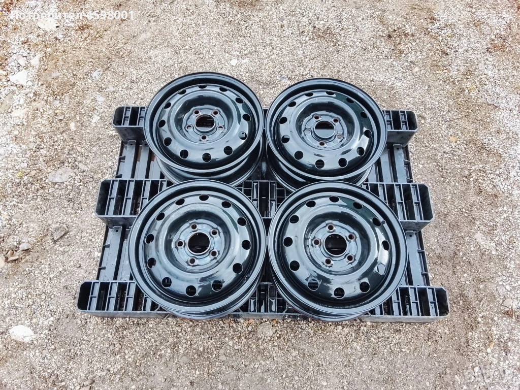 4бр.Оригинални железни джанти 15цола 5x114.3 за Hyundai,Kia,Mitsubishi,Mazda, снимка 1