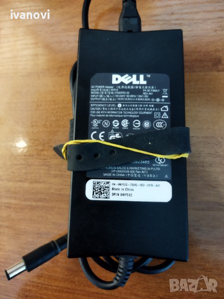 Захранващ адаптер за лаптопи DELL  19.5V  4.62A, снимка 1