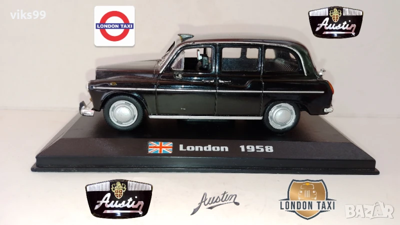 AmerCom London Taxi Austin FX4 1958 1:43, снимка 1