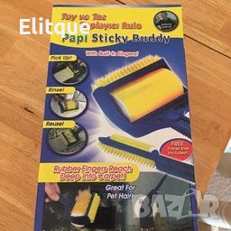 🐶🐱 Уред за събиране и почистване на косми от домашни любимци – STICKY BUDDY 🐾, снимка 1