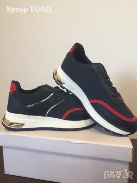 Дамски маратонки LL-177, налични номера 36, 37, 39  сини , снимка 1