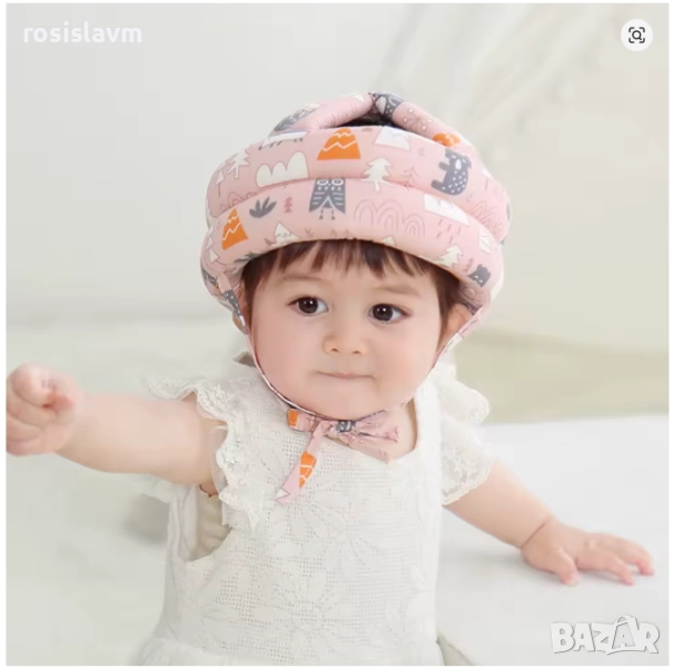 360° Предпазна каска шапка против нараняване на бебета, снимка 1