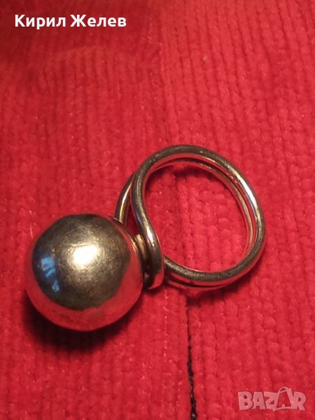 СРЕБЪРЕН ФЕШЪН АР ДЕКО СТИЛ ВИНТИДЖ ПРЪСТЕН СРЕБРО 925 РЪЧНА МАЙСТОРСКА ИЗРАБОТКА 7629, снимка 1