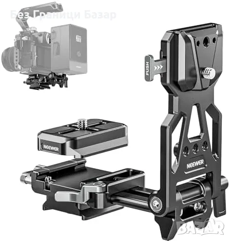Нов NEEWER Универсален V Mount адаптер за DSLR камери и стабилизатори, снимка 1