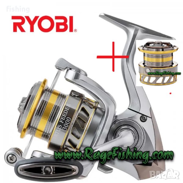 Ново 2022 Макара Ryobi Virtus Feeder FD 3000/4000/5000/6000 + подарък корда , снимка 1