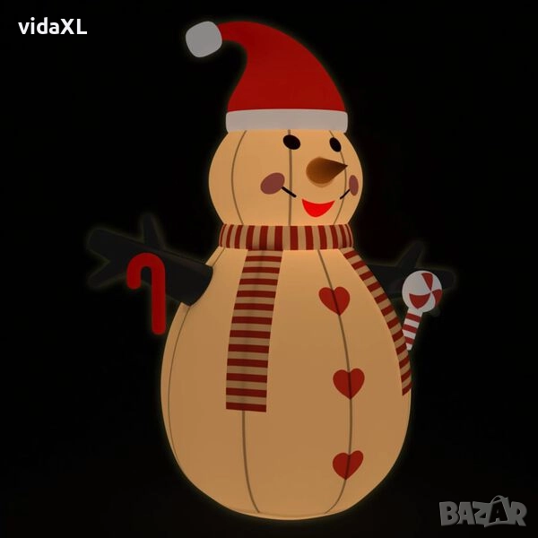 vidaXL Надуваем снежен човек с LED 250 см(SKU:345372), снимка 1