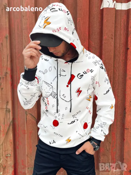 Мъжки суичър с качулка , снимка 1