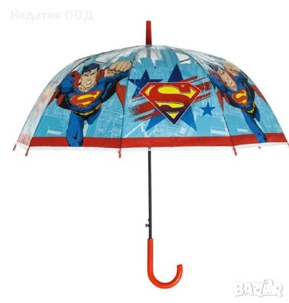 Детски автоматичен чадър Супермен, 81 см, снимка 1