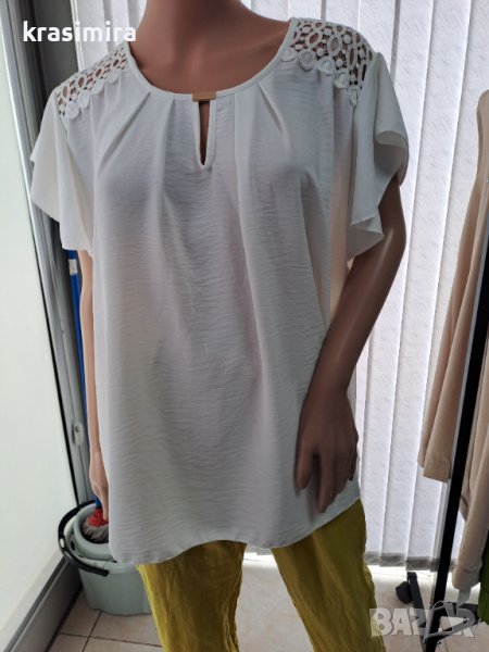 Нова бяла блузка , снимка 1