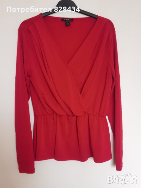 Червена блузка Amisu, снимка 1