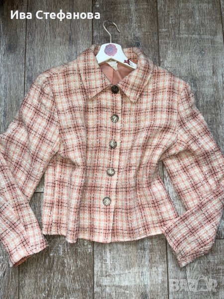 Разкошно ново разово късо сако блейзер  елегантен модел букле , снимка 1