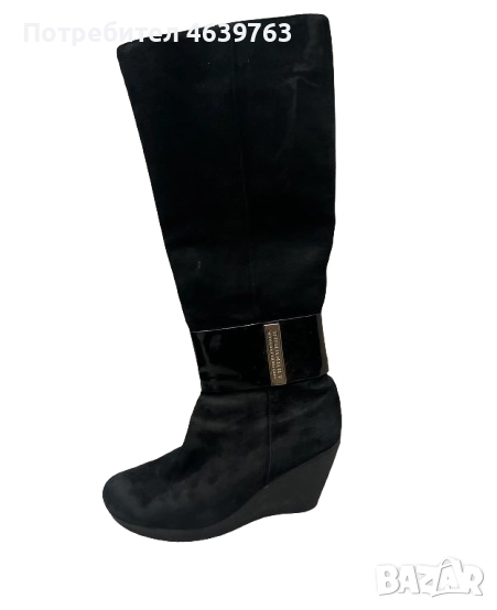 Дамски ботуши с платформа, снимка 1