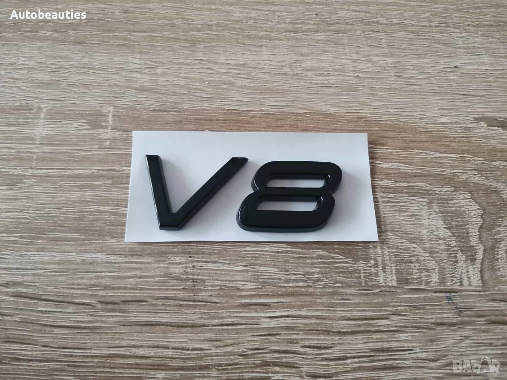 черна емблемa Volvo V8, снимка 1
