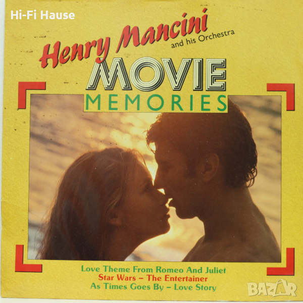 Henry Mancini-Movie-Грамофонна плоча-LP 12”, снимка 1