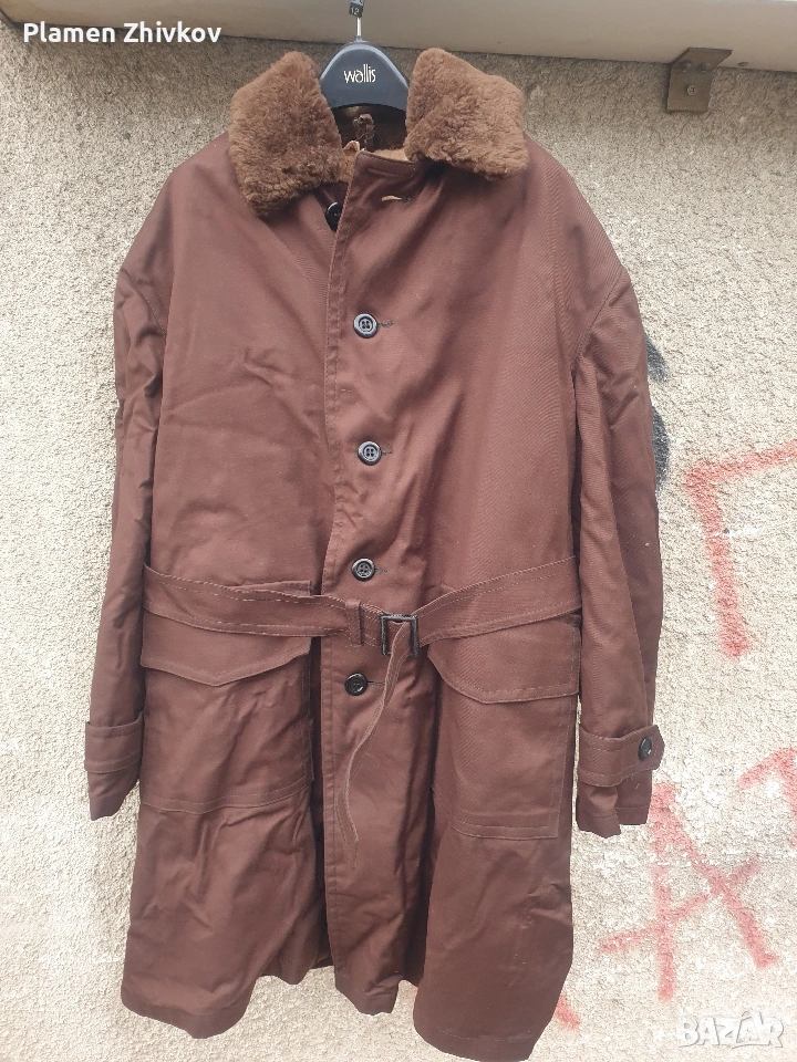 нова мъжка шуба / кафява / , снимка 1