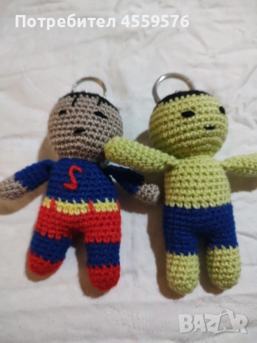 плетени ключоудържатели, снимка 3 - Плюшени играчки - 53773093