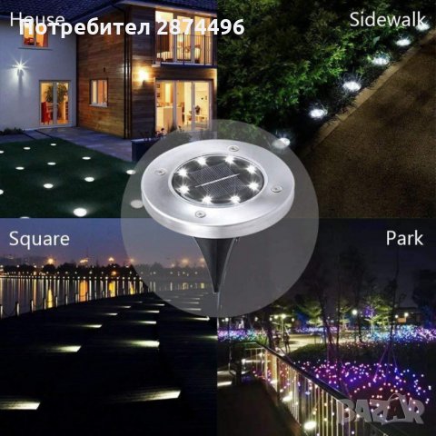 3252 Градински соларни лампи със стойка, снимка 11 - Други - 35726472