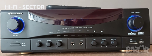 Thunder THC 1102 усилвател , снимка 3 - Ресийвъри, усилватели, смесителни пултове - 53637217