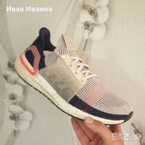 Оригинални маратонки  ADIDAS ULTRABOOST 19 CLEAR BROWN номер 45.5-46, снимка 7 - Маратонки - 40750471
