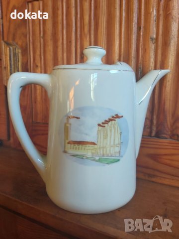 Стара порцеланова кана, снимка 2 - Антикварни и старинни предмети - 39221316