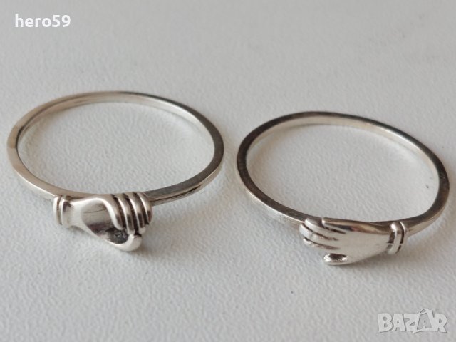 Дамски сребърни пръстени, снимка 5 - Пръстени - 41394002