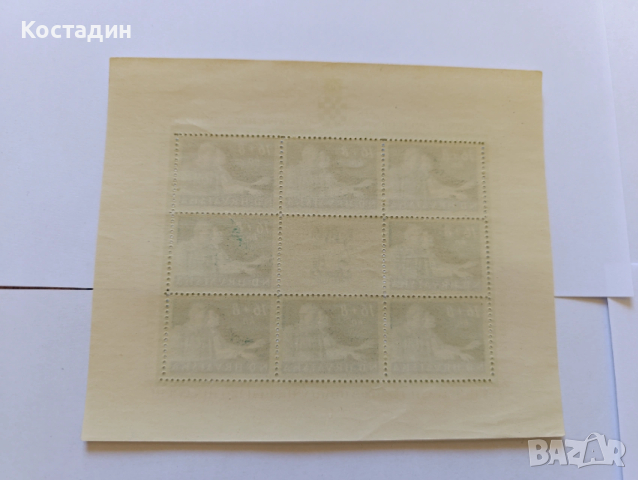 Пощенски марки Хърватия 1944, снимка 2 - Филателия - 40022791