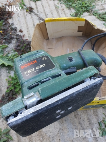 Виброшлайф Bosch+шкурки , снимка 3 - Други инструменти - 51613073
