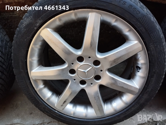 Джанти 17 за мерцедес с зимни гуми